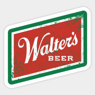 Walter's Beer Sticker